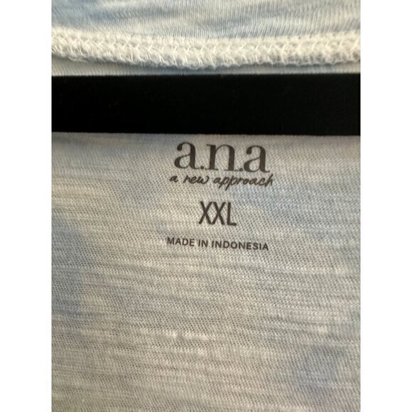 Ana Women's Blue Short sleeve‎ Blouse, short sleeve blouse, womens blouse, - Picture 3 of 6